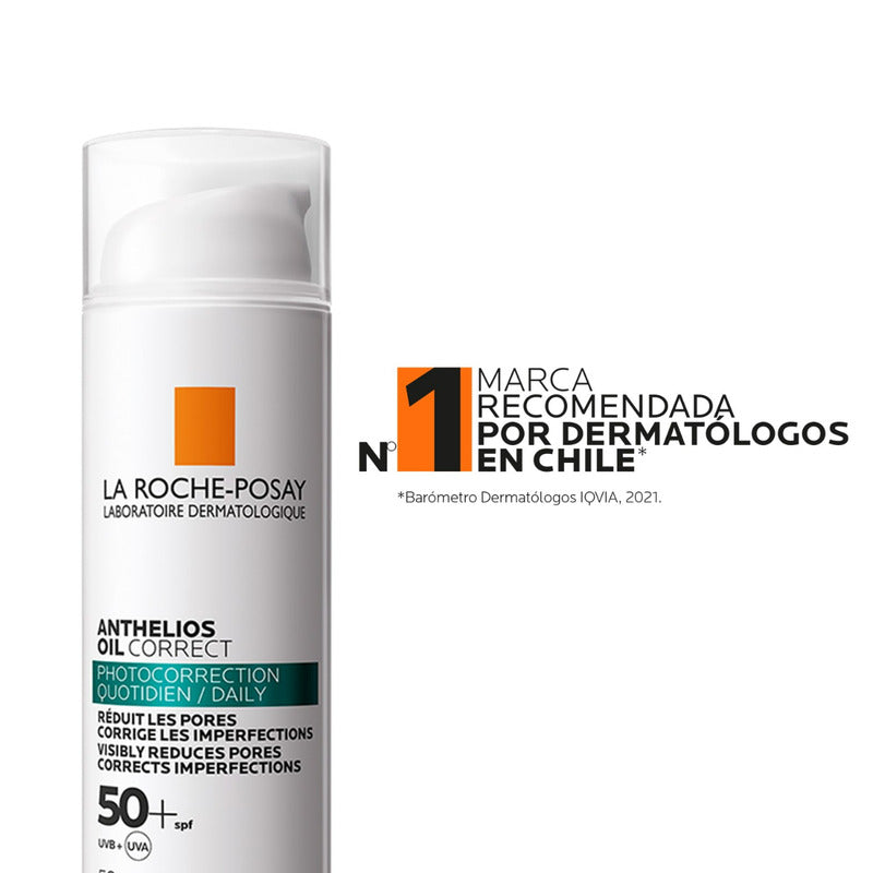 Protector Solar Facial Anthelios Oil Correct Fps 50+ 50 Ml