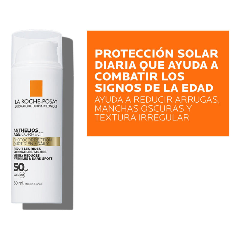 Protector Solar Anthelios Age Corrector Sin Color 50ml