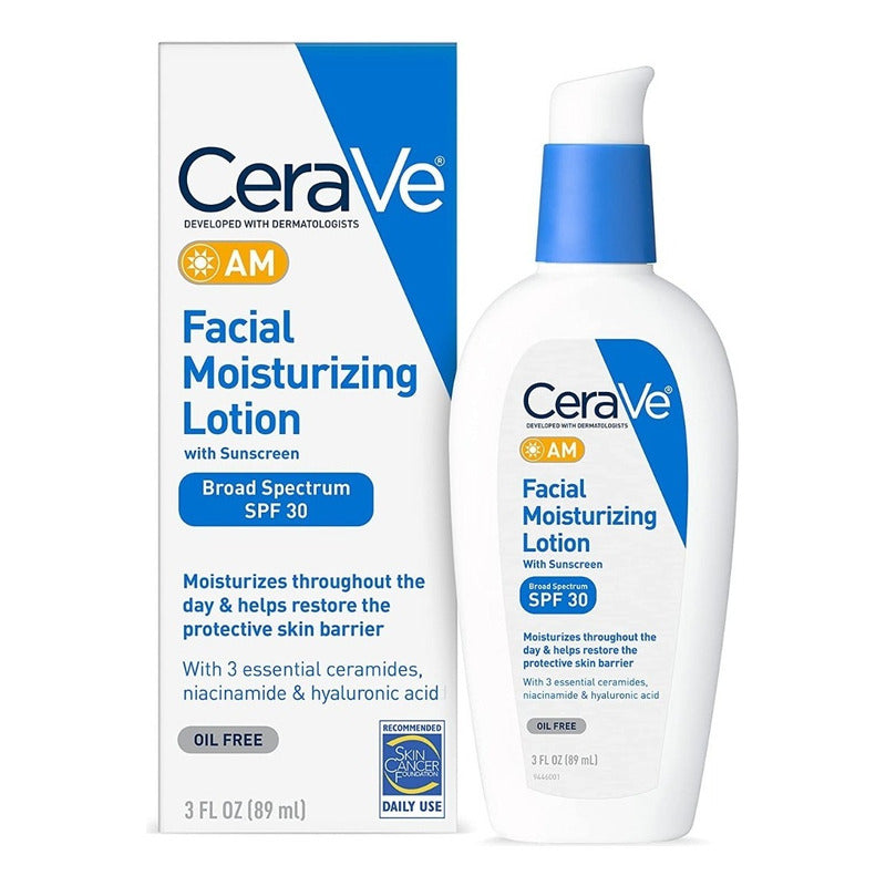 Cerave Am Loción Hidratante Facial Sin Aceite Spf 30