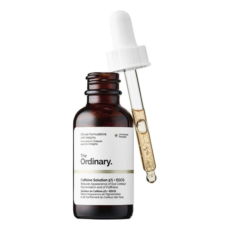 Sérum Caffeine Solution 5% + Egcg The Ordinary Eye Serum Día/noche Para Todo Tipo De Piel De 30ml 30+ Años