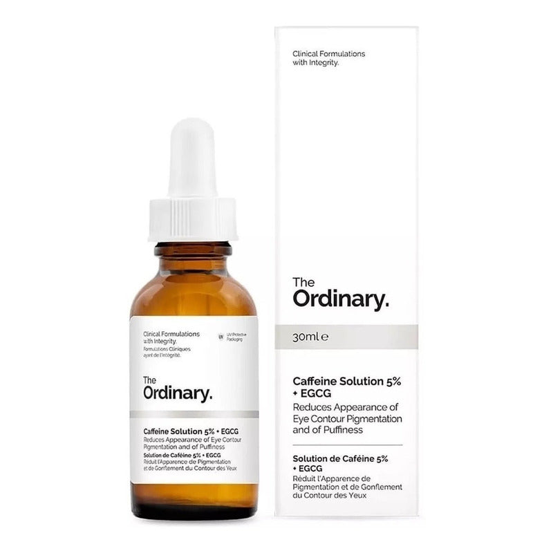 Sérum Caffeine Solution 5% + Egcg The Ordinary Eye Serum Día/noche Para Todo Tipo De Piel De 30ml 30+ Años