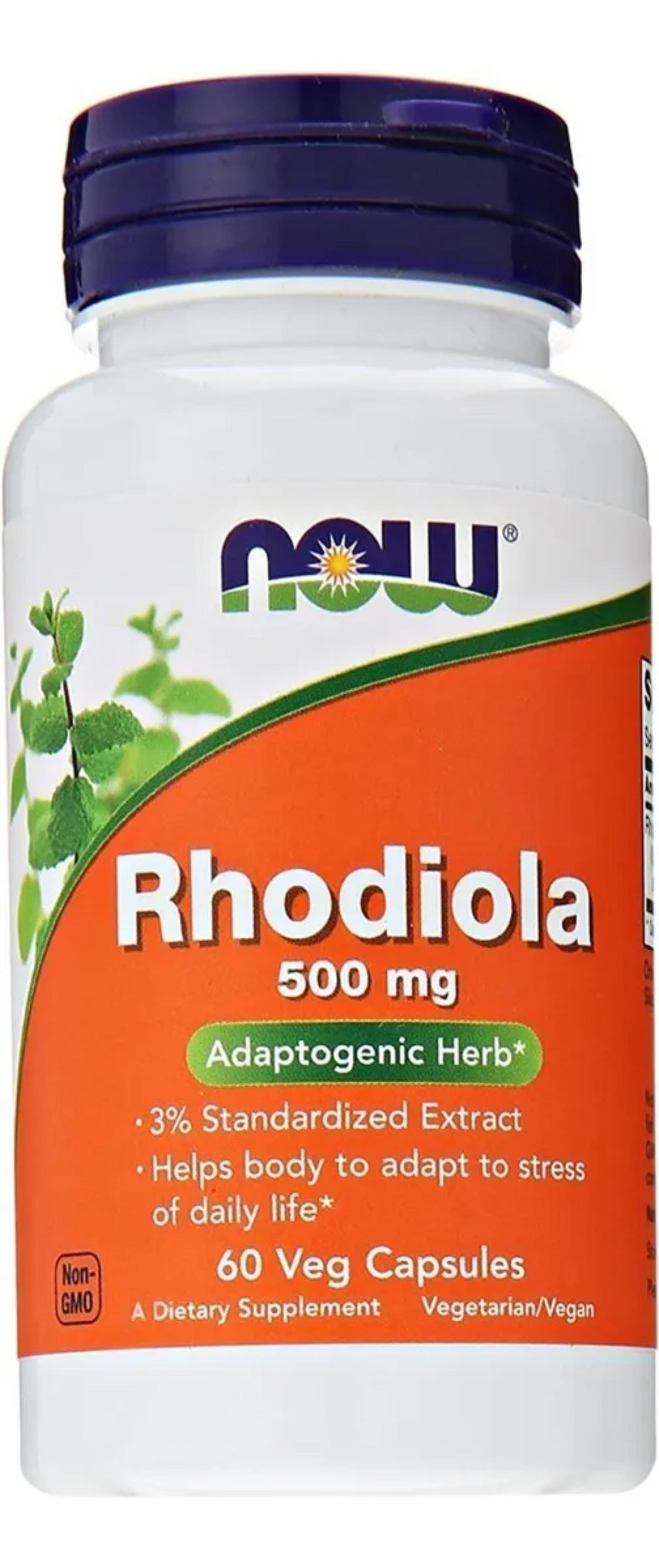Rhodiola 500 mg – 60 Cápsulas Vegetales | Now Foods