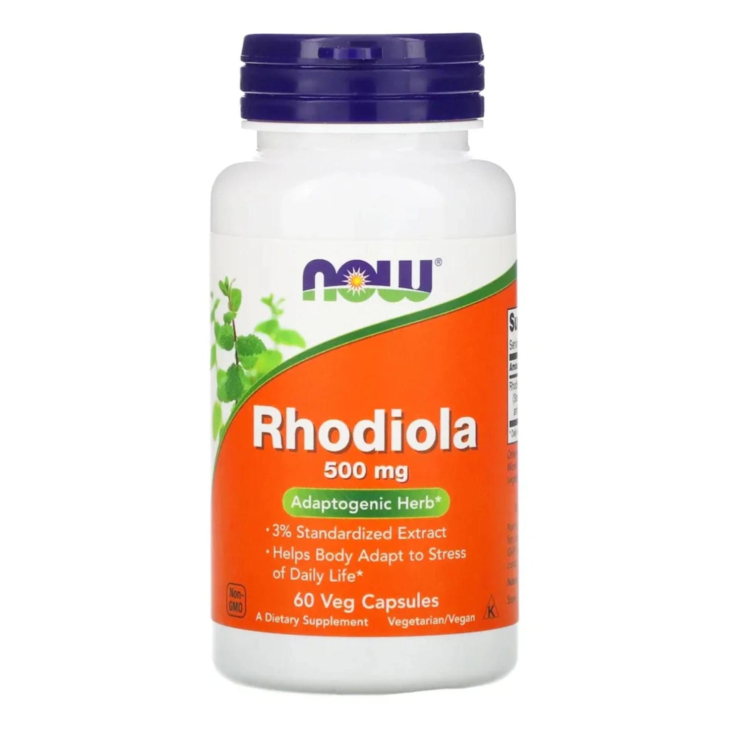 Rhodiola 500 mg – 60 Cápsulas Vegetales | Now Foods