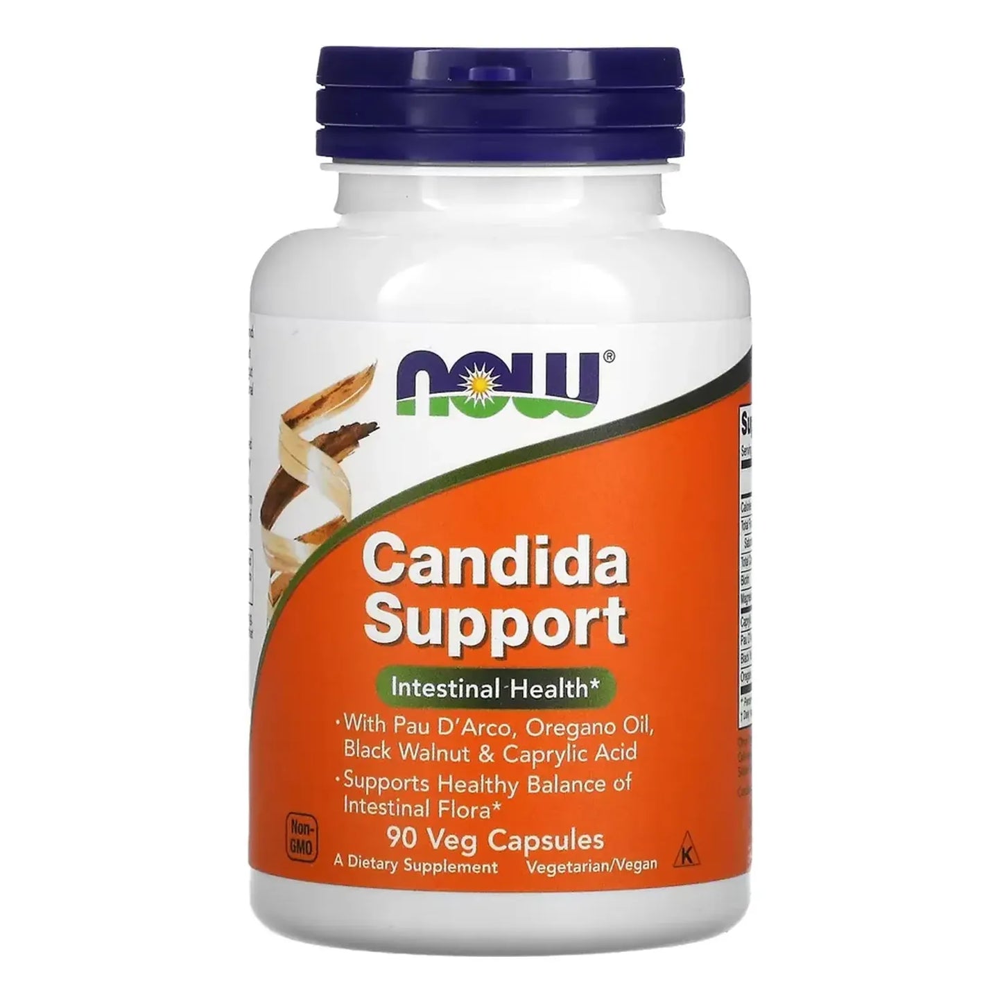 Now Candida Maintenance 90 cápsulas vegetarianas | Apoyo intestinal y equilibrio de la flora