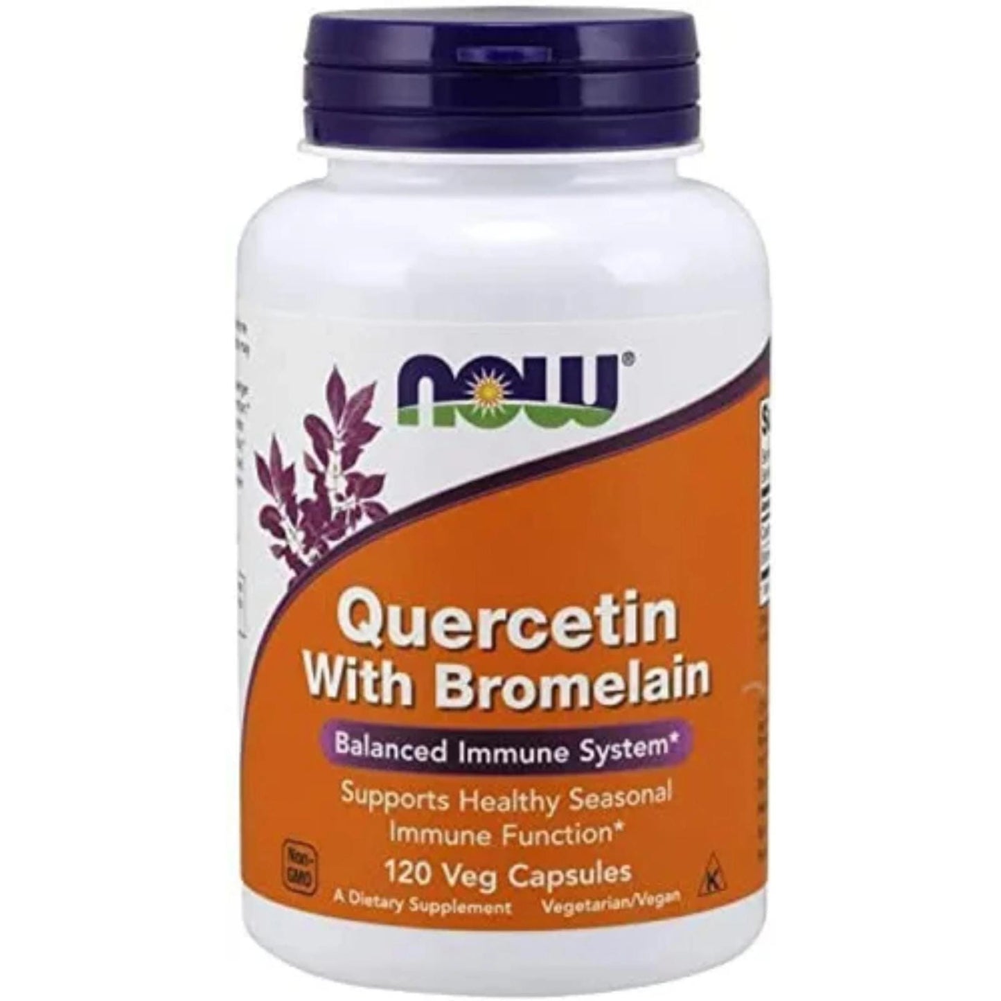 Quercetin with Bromelain 120 cápsulas | Apoyo inmunológico y respiratorio natural