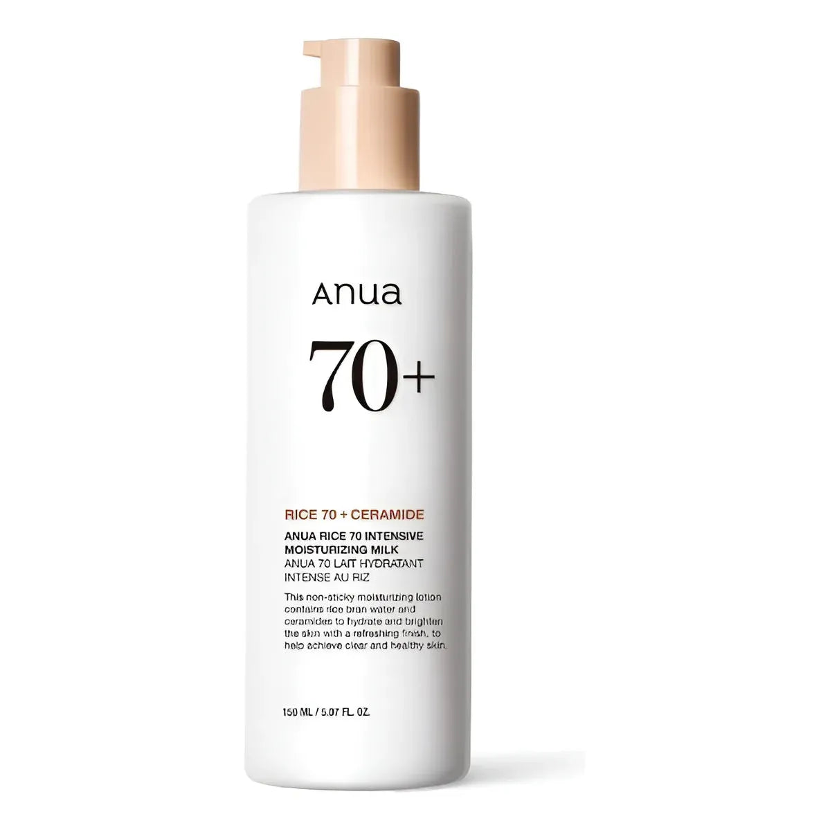 Anua Rice 70 + Ceramide Lotion 150ml – Loción Facial Hidratante para Piel Seca