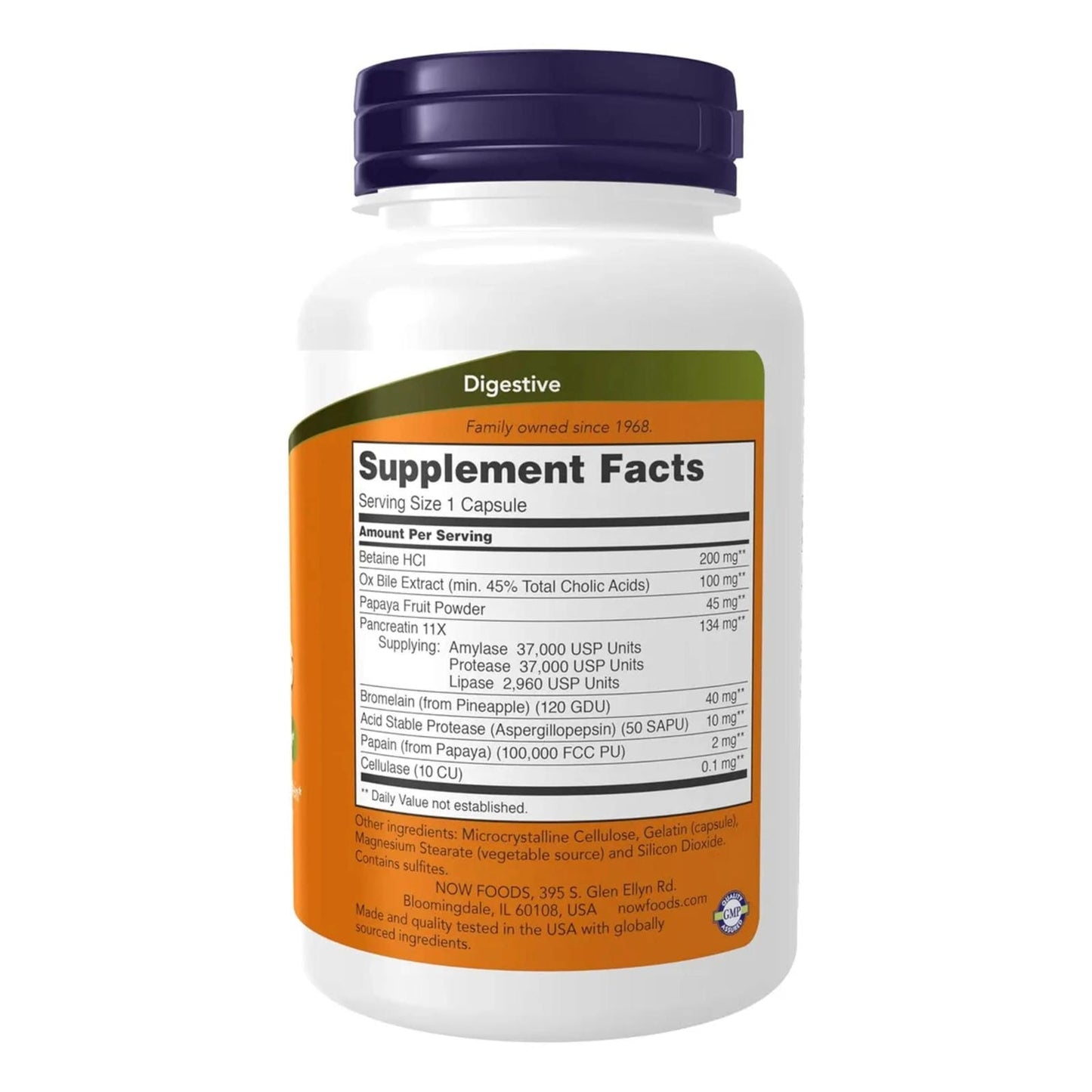 Now Foods Super Enzymes – 90 Cápsulas | Apoyo digestivo completo
