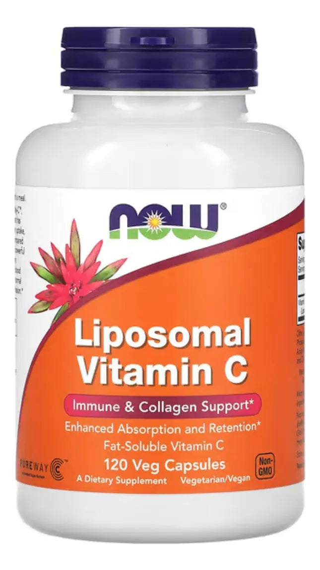 Vitamina C Liposomal en Cápsulas – 120 cápsulas | Now Foods