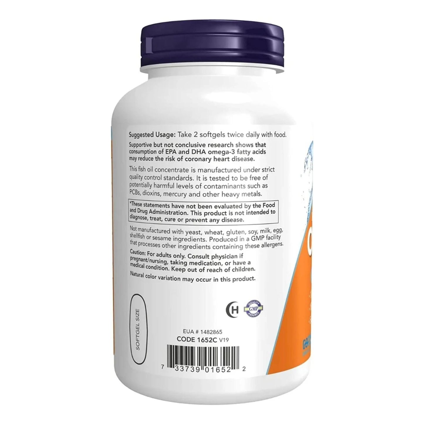 Now Foods Omega-3 – 1000 mg | 100 Cápsulas Blandas