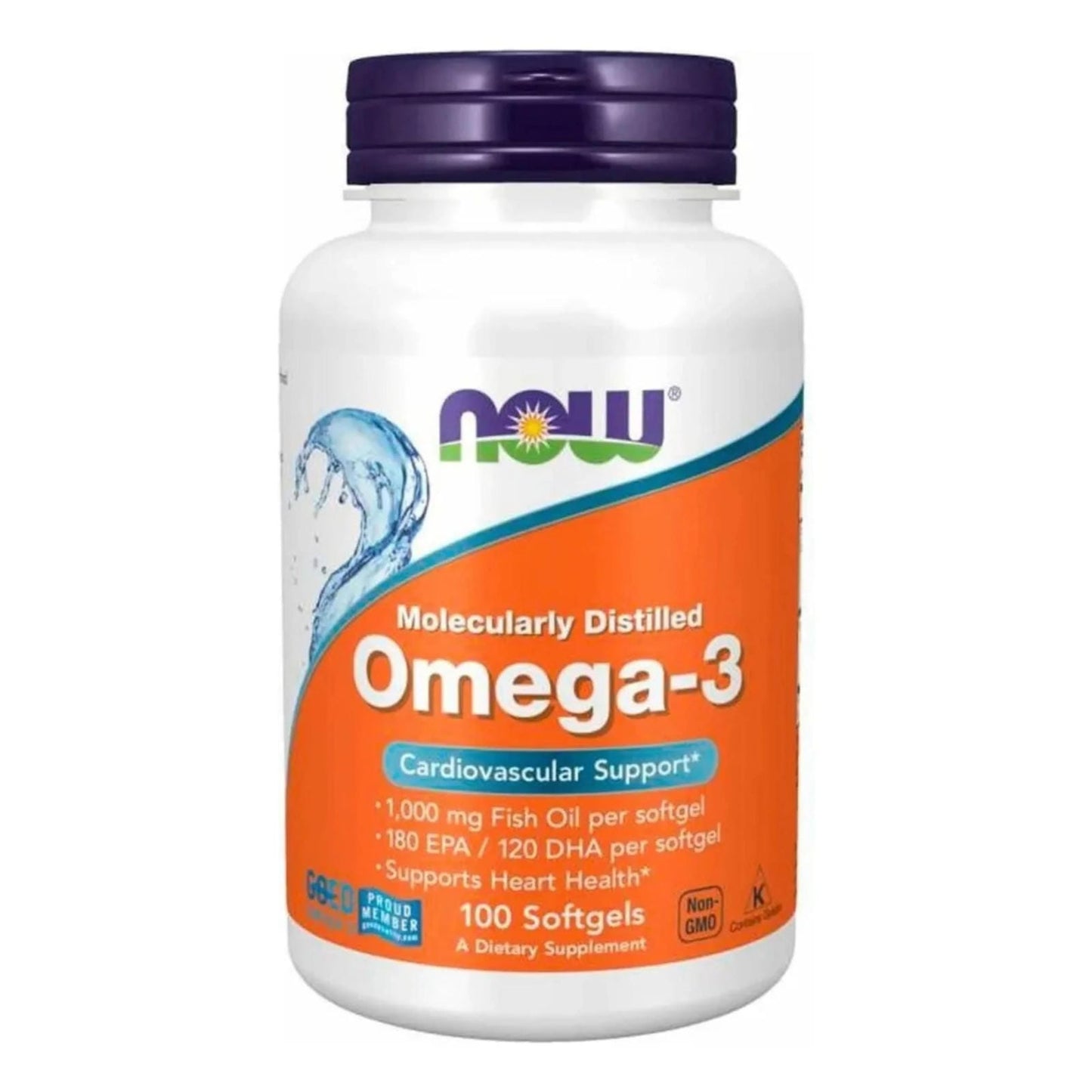 Now Foods Omega-3 – 1000 mg | 100 Cápsulas Blandas
