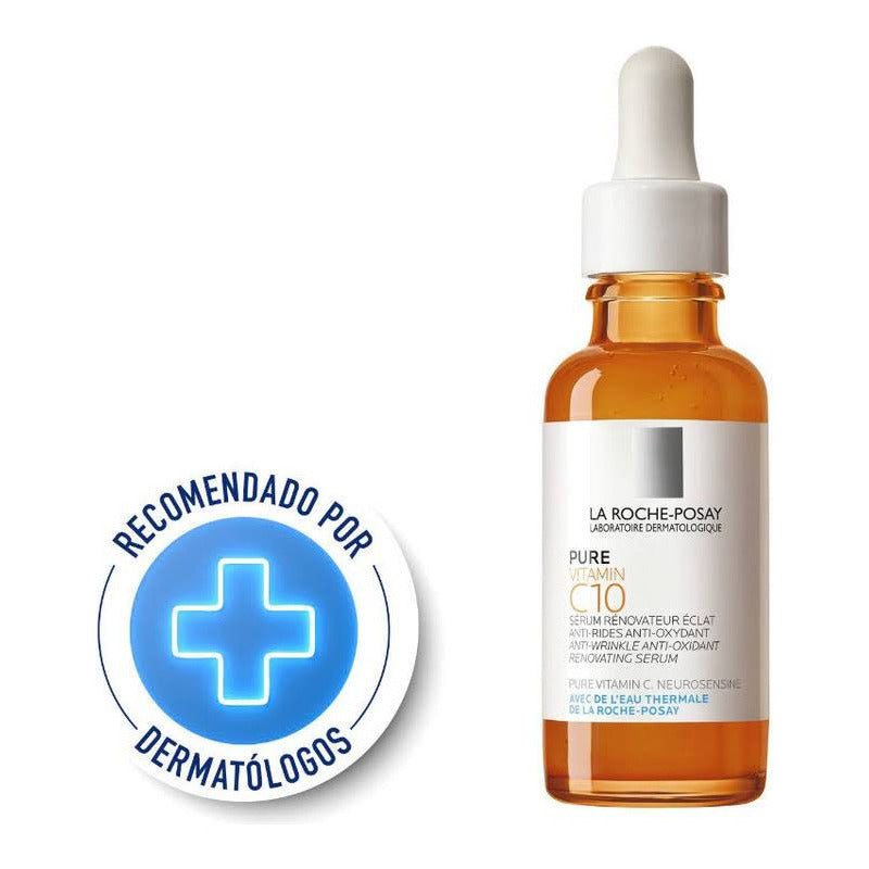 Sérum Serum Renovador Anti-arrugas Y Antioxidante La Roche-posay Pure Vitamin C10 Día/noche Para Todo Tipo De Piel De 30ml/30g 30+ Años