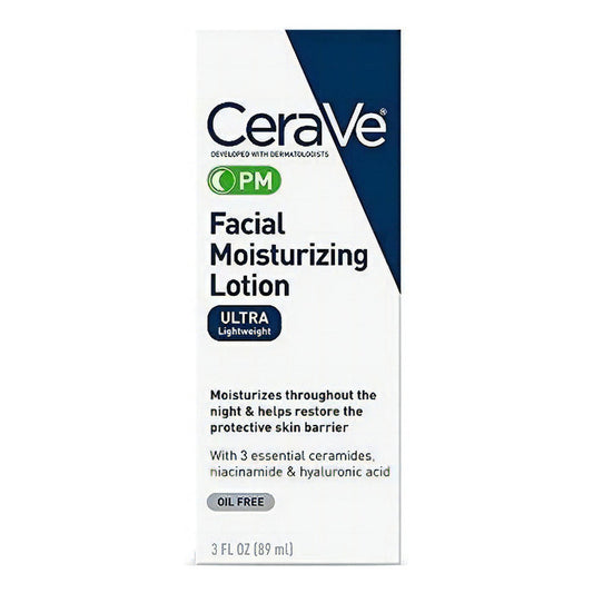 Cerave Loción Hidratante Facial Pm Ultra Ligero 89ml