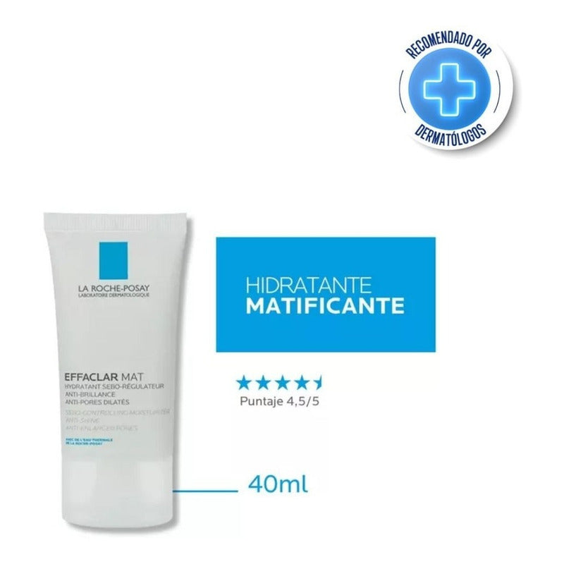 Effaclar Mat Tratamiento Hidratante Reduce Poros Matificante La Roche-posay