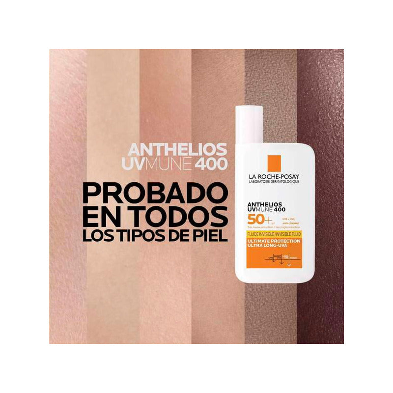 Protector Solar Rostro Anthelios Uv Mune 400 Fps50+ 50 Ml