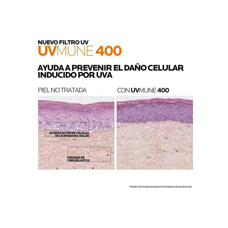 Protector Solar Rostro Anthelios Uv Mune 400 Fps50+ 50 Ml