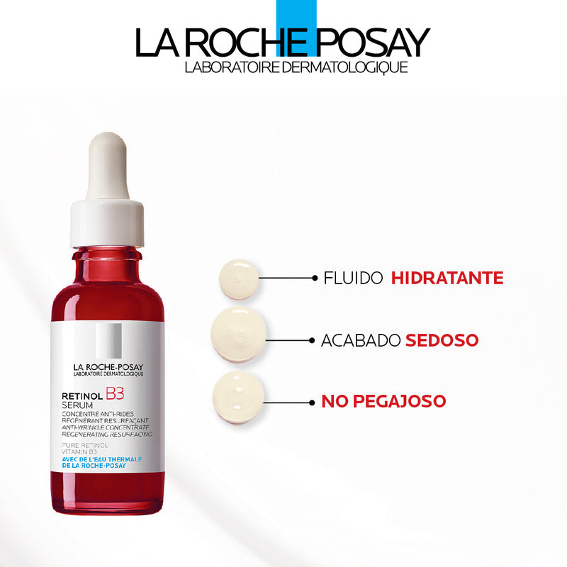 Serum Antiarrugas Retinol B3 30ml La Roche-posay Noche Para Todo Tipo De Piel De 30ml/30g 30+ Años
