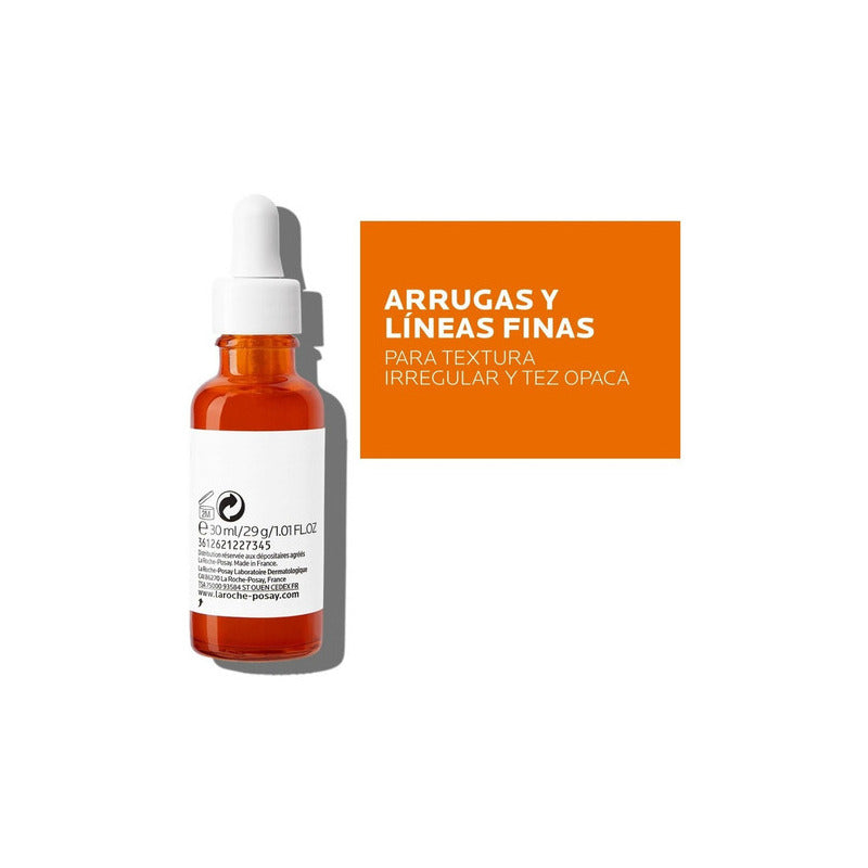 Sérum Serum Renovador Anti-arrugas Y Antioxidante La Roche-posay Pure Vitamin C10 Día/noche Para Todo Tipo De Piel De 30ml/30g 30+ Años
