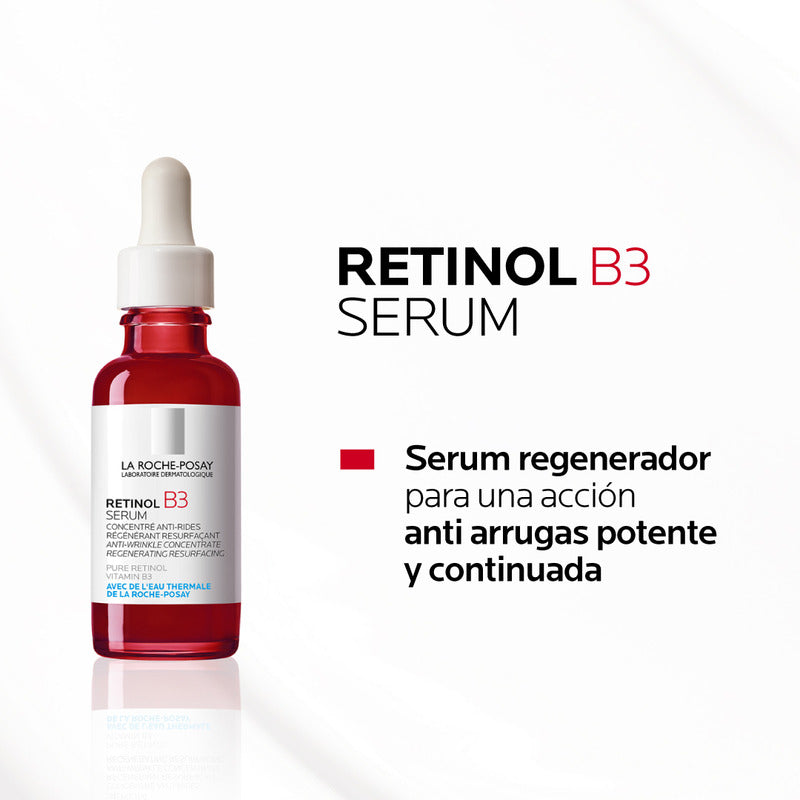Serum Antiarrugas Retinol B3 30ml La Roche-posay Noche Para Todo Tipo De Piel De 30ml/30g 30+ Años