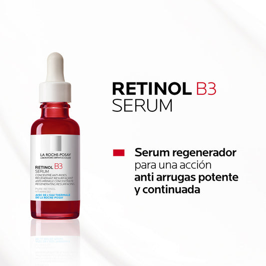 Serum Antiarrugas Retinol B3 30ml La Roche-posay Noche Para Todo Tipo De Piel De 30ml/30g 30+ Años
