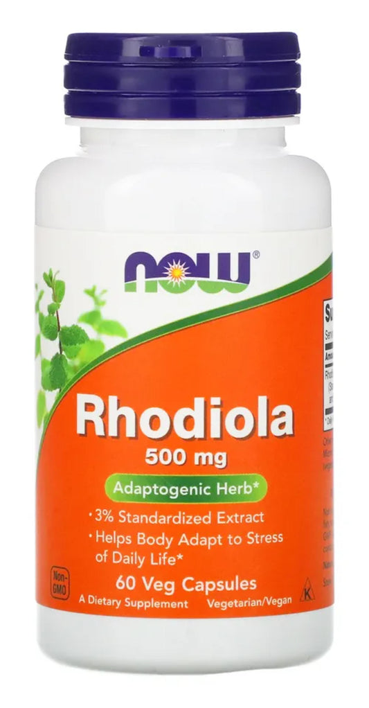Rhodiola 500 mg – 60 Cápsulas Vegetales | Now Foods