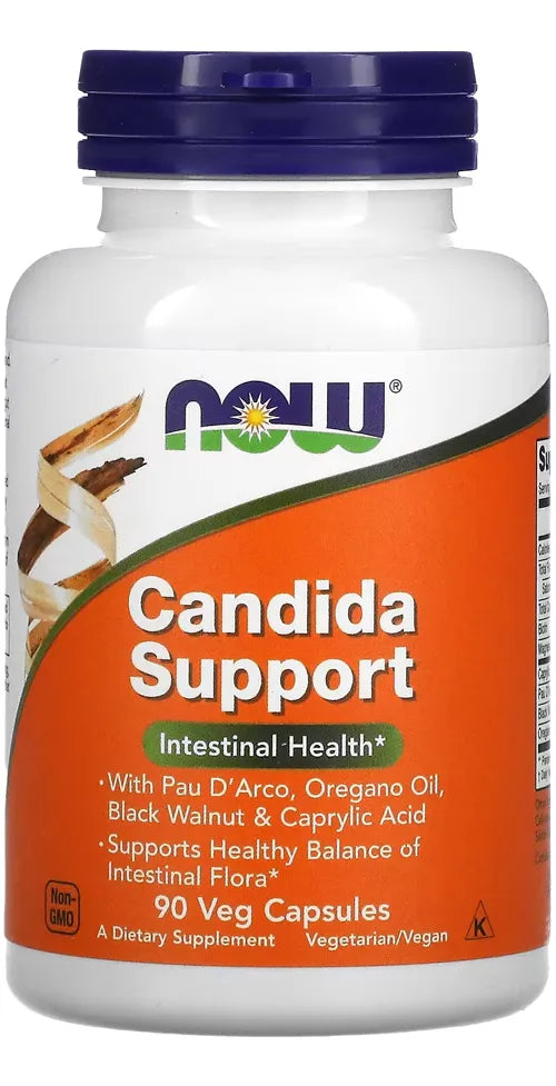 Now Candida Maintenance 90 cápsulas vegetarianas | Apoyo intestinal y equilibrio de la flora