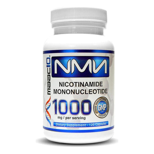 MAAC10 NMN 1000mg 120 cápsulas – Nicotinamida Mononucleótido de alta pureza