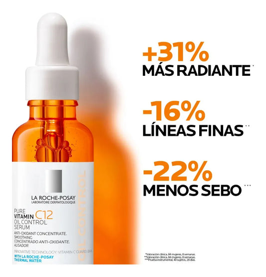 La Roche-Posay Pure Vitamin C12 Oil Control Sérum 30ml – Exclusivo