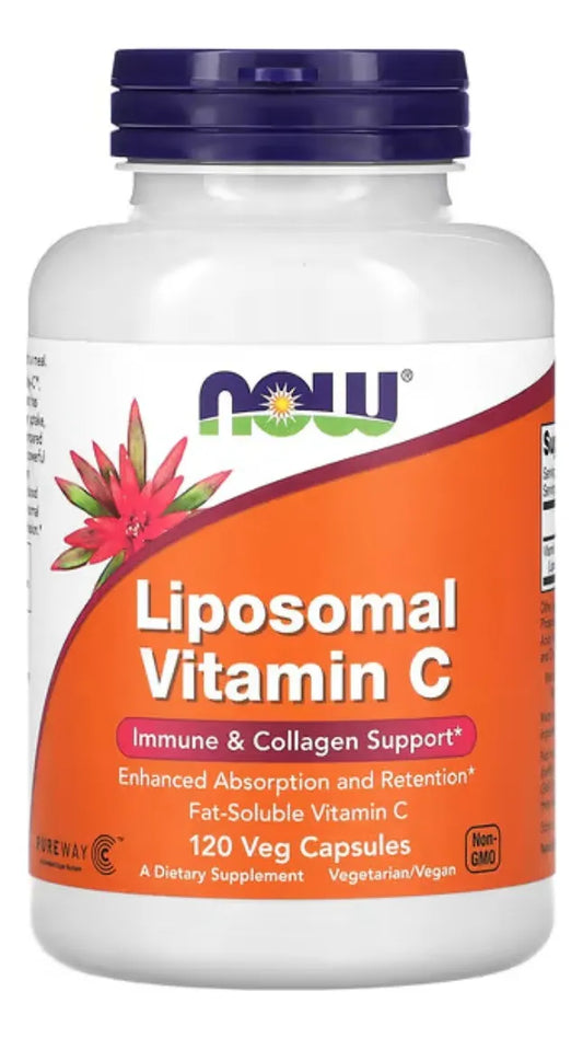 Vitamina C Liposomal en Cápsulas – 120 cápsulas | Now Foods