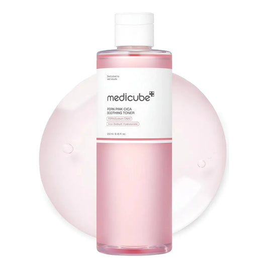 Medicube PDRN Pink Cica Toner 250ml – Tónico Calmante para Piel Normal a Sensible