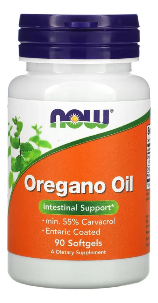Aceite de Orégano en Cápsulas – 90 Cápsulas Blandas | Now Foods