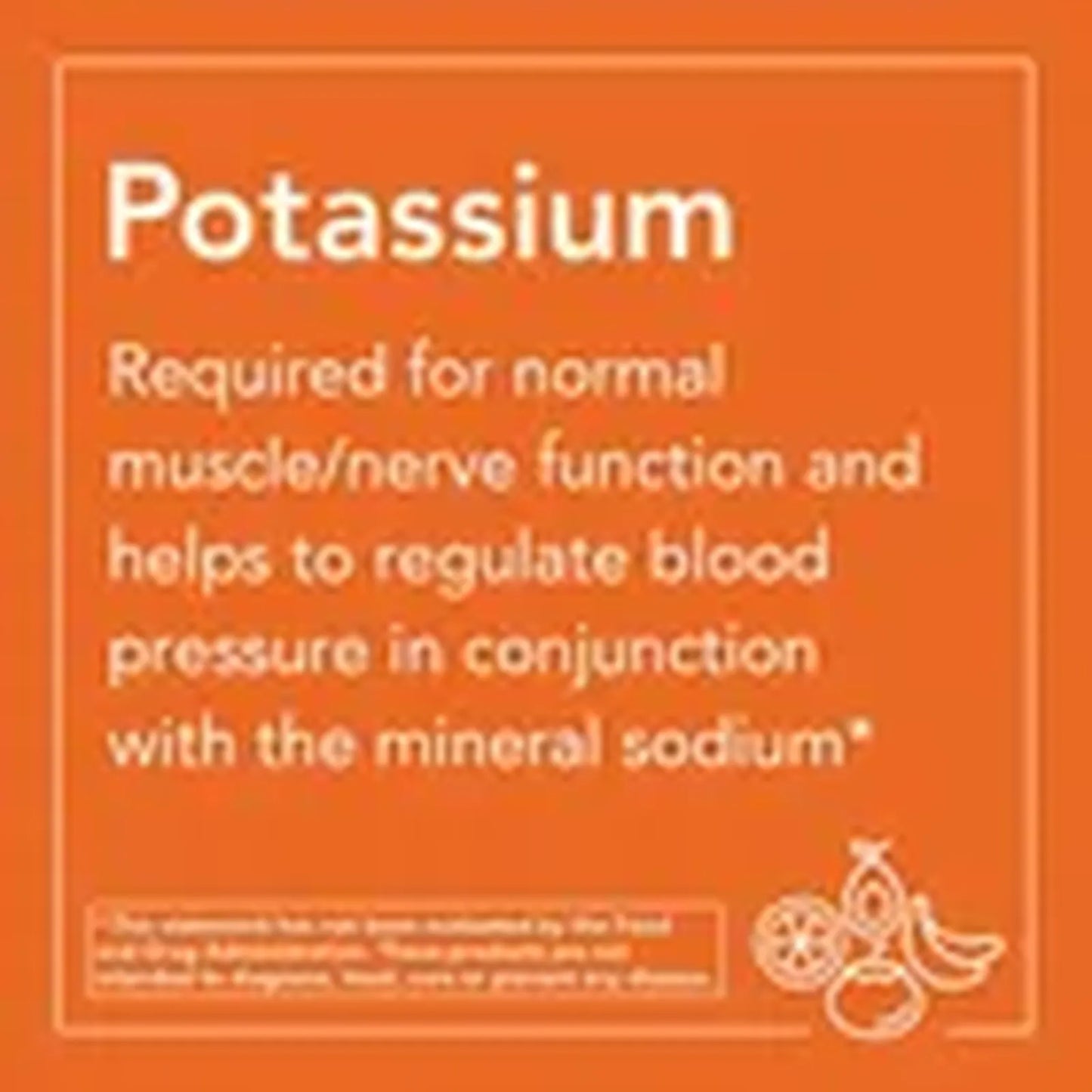 Citrato de Potasio 99 mg – 180 Cápsulas | Now Foods